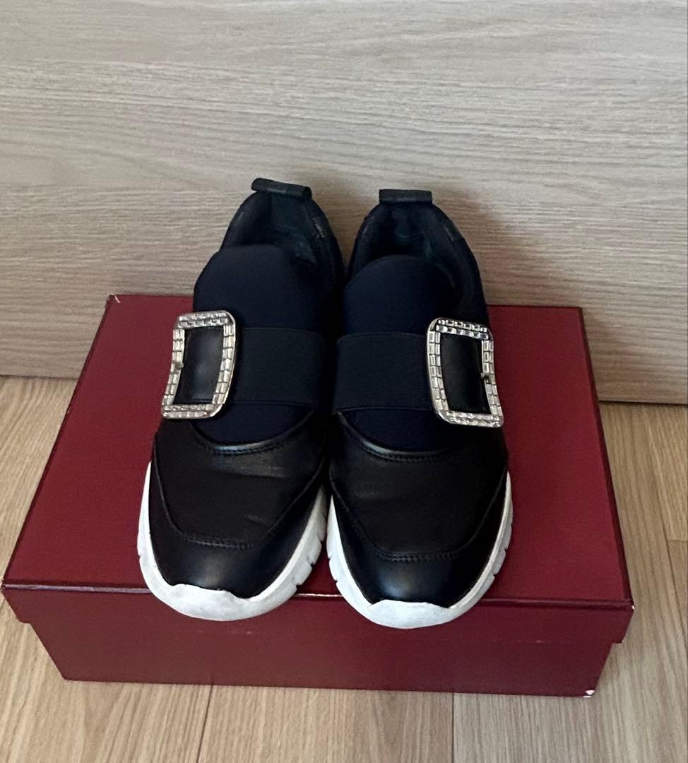 BALLY ビジュ-付きスニーカー　厚底