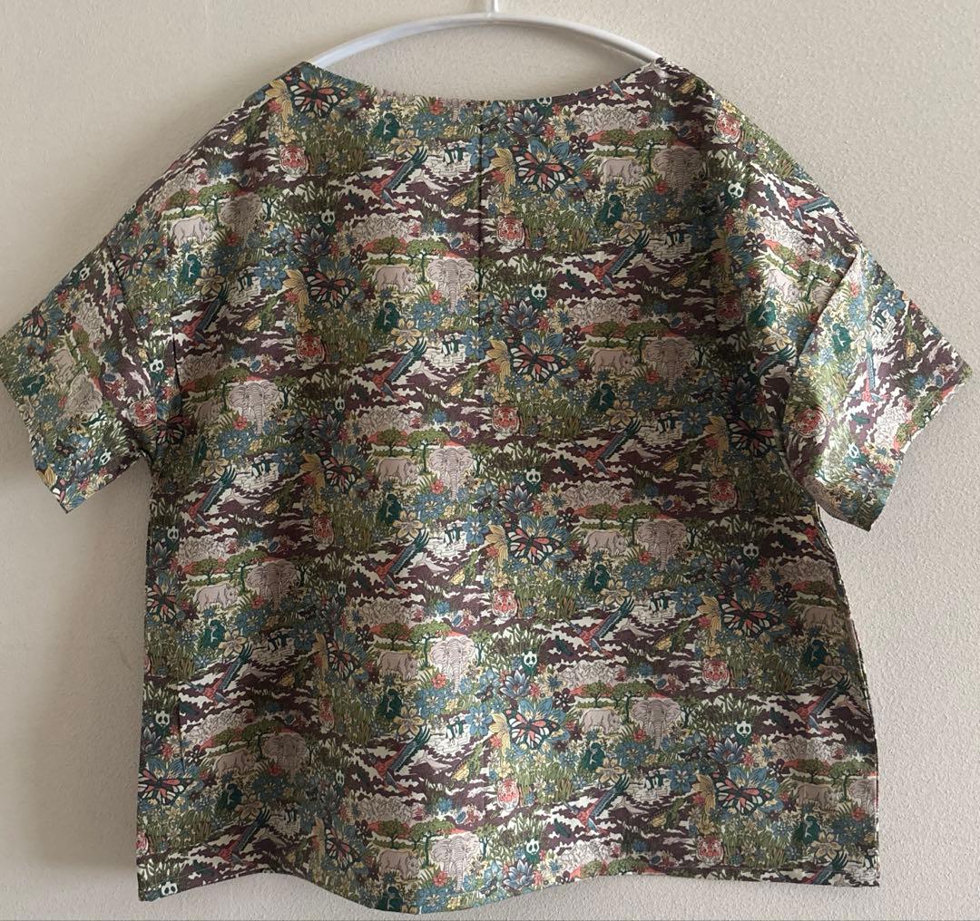 るり様　リバティプルオーバーM半袖x2 ライラック＆ハリージェームスジャングル