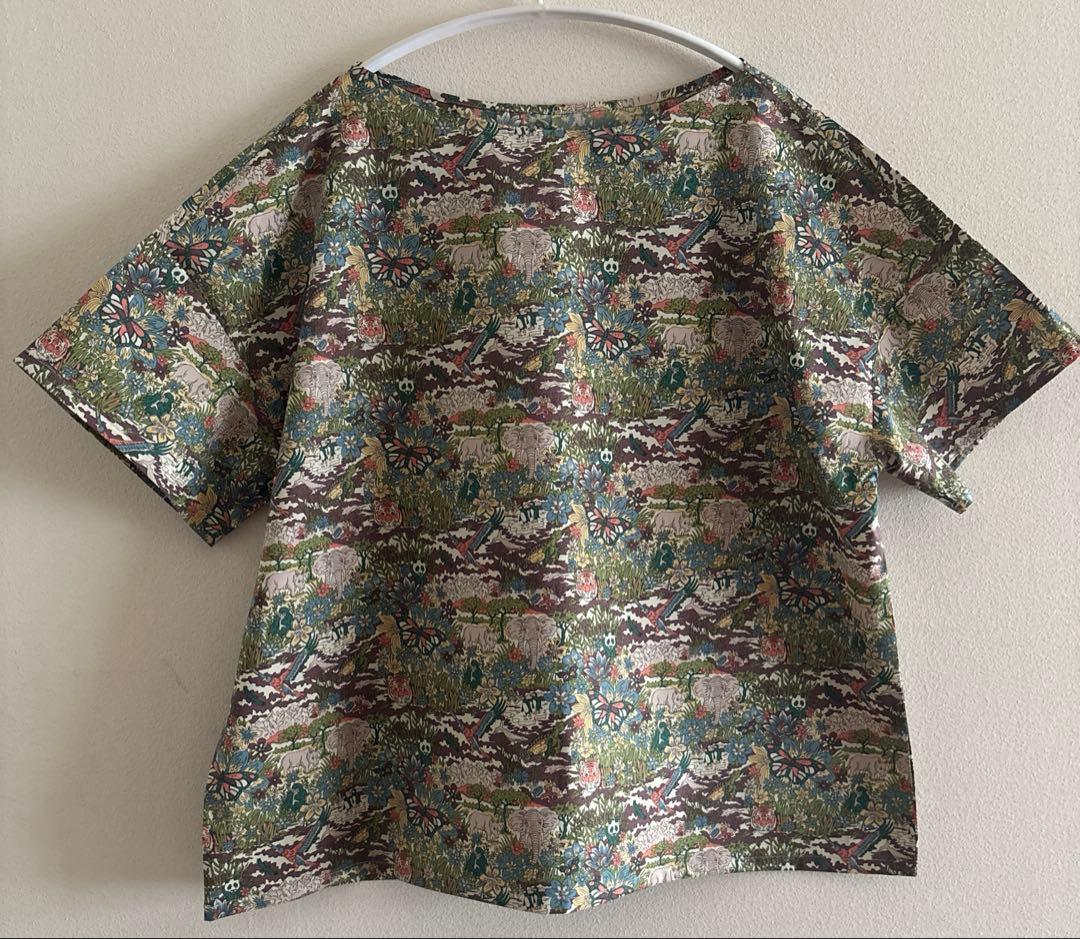 るり様　リバティプルオーバーM半袖x2 ライラック＆ハリージェームスジャングル