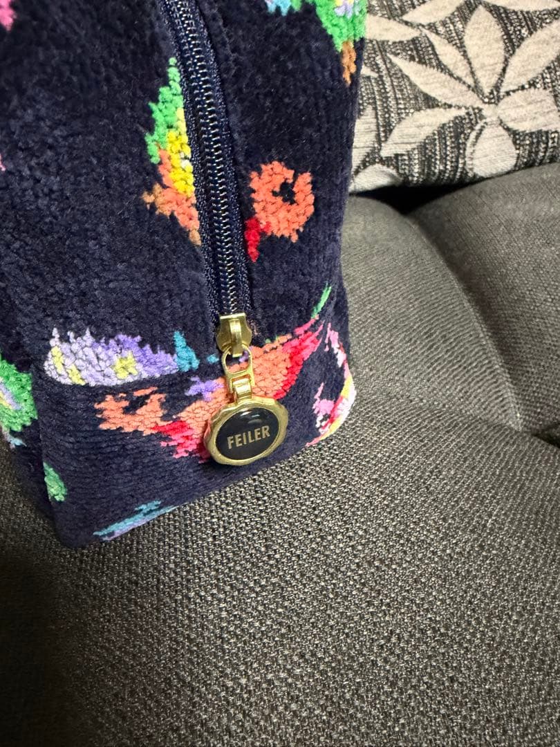 FEILER 神崎恵さん×フェイラーファンキーフォーチュン　ミニキューブバッグ
