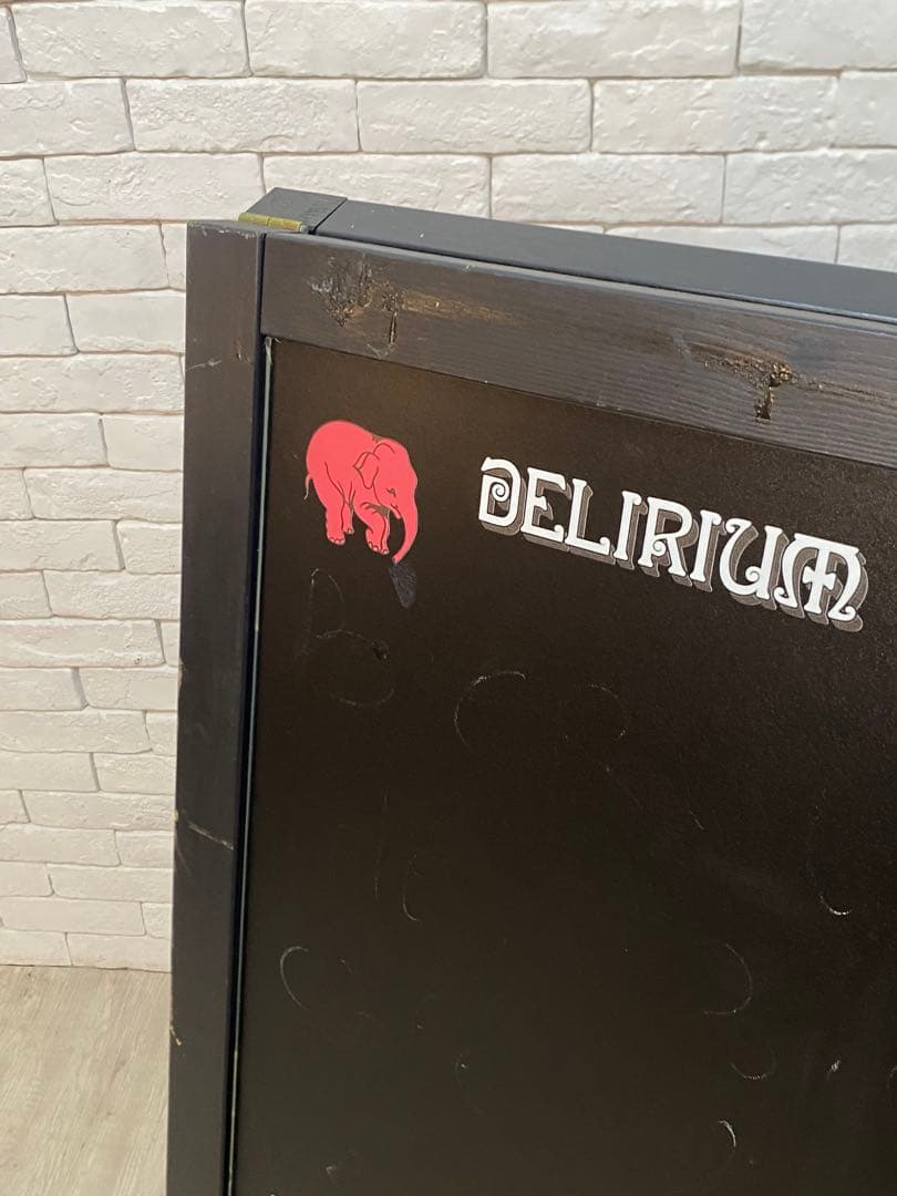 【東京都内23区配送無料】什器　大型　看板　黒板ベルギービール 看板　店舗