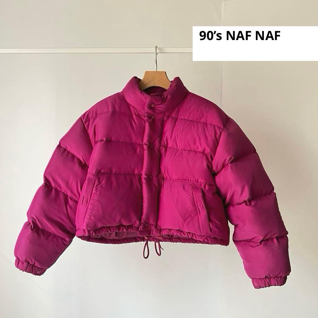 【銀タグ】90s NAF NAFダウンジャケットNafNafナフナフ