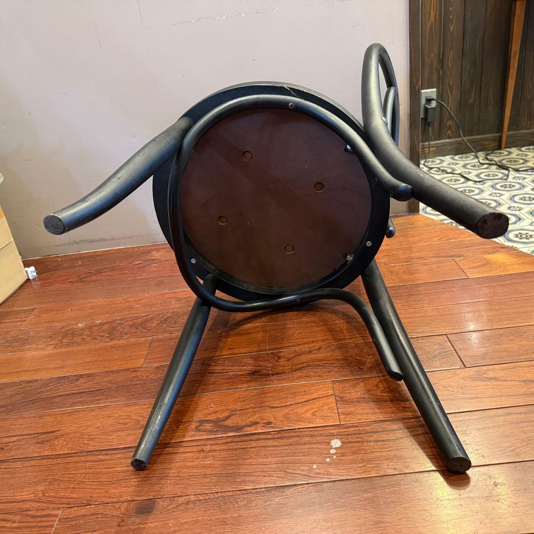 秋田木工 ベントウッドチェア ブラック ビンテージ チェア 椅子 木製 ①