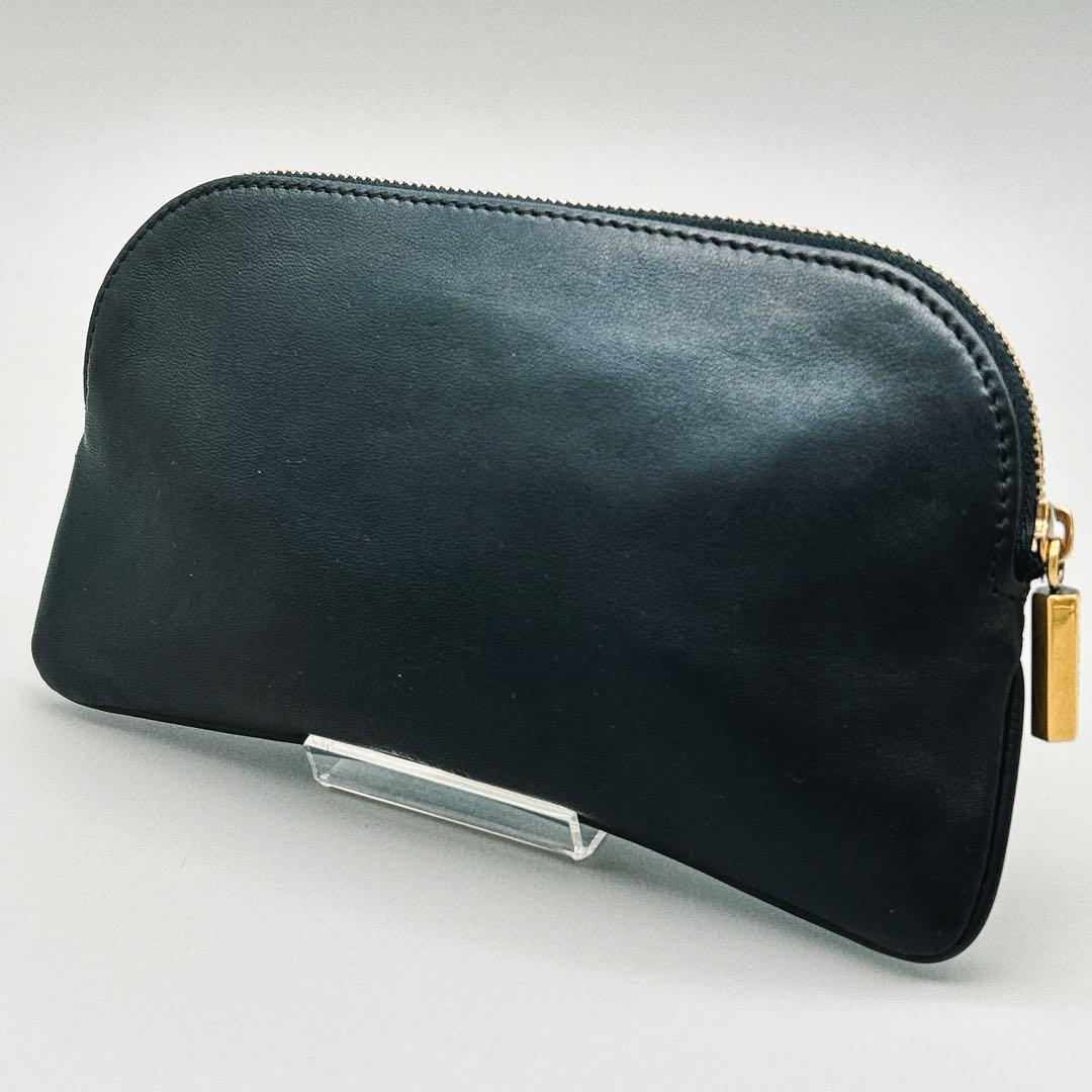 THE ROW★EW★CIRCLE POUCH★ゴールド金具★ブラック