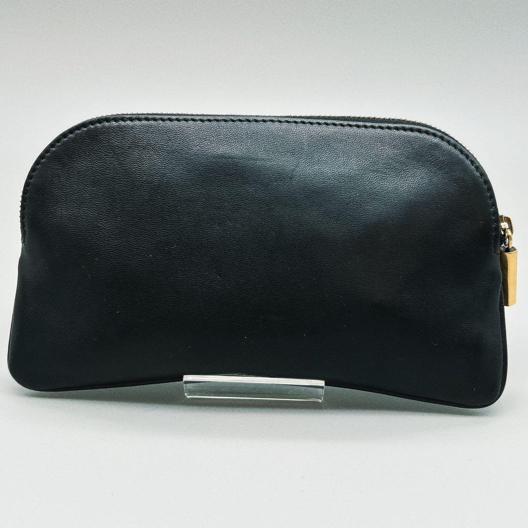 THE ROW★EW★CIRCLE POUCH★ゴールド金具★ブラック