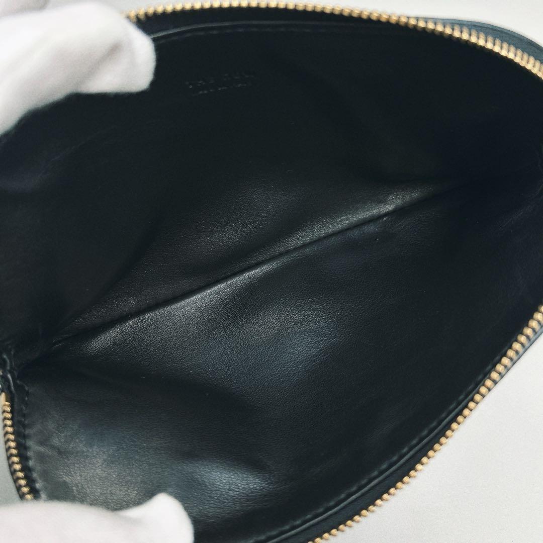 THE ROW★EW★CIRCLE POUCH★ゴールド金具★ブラック