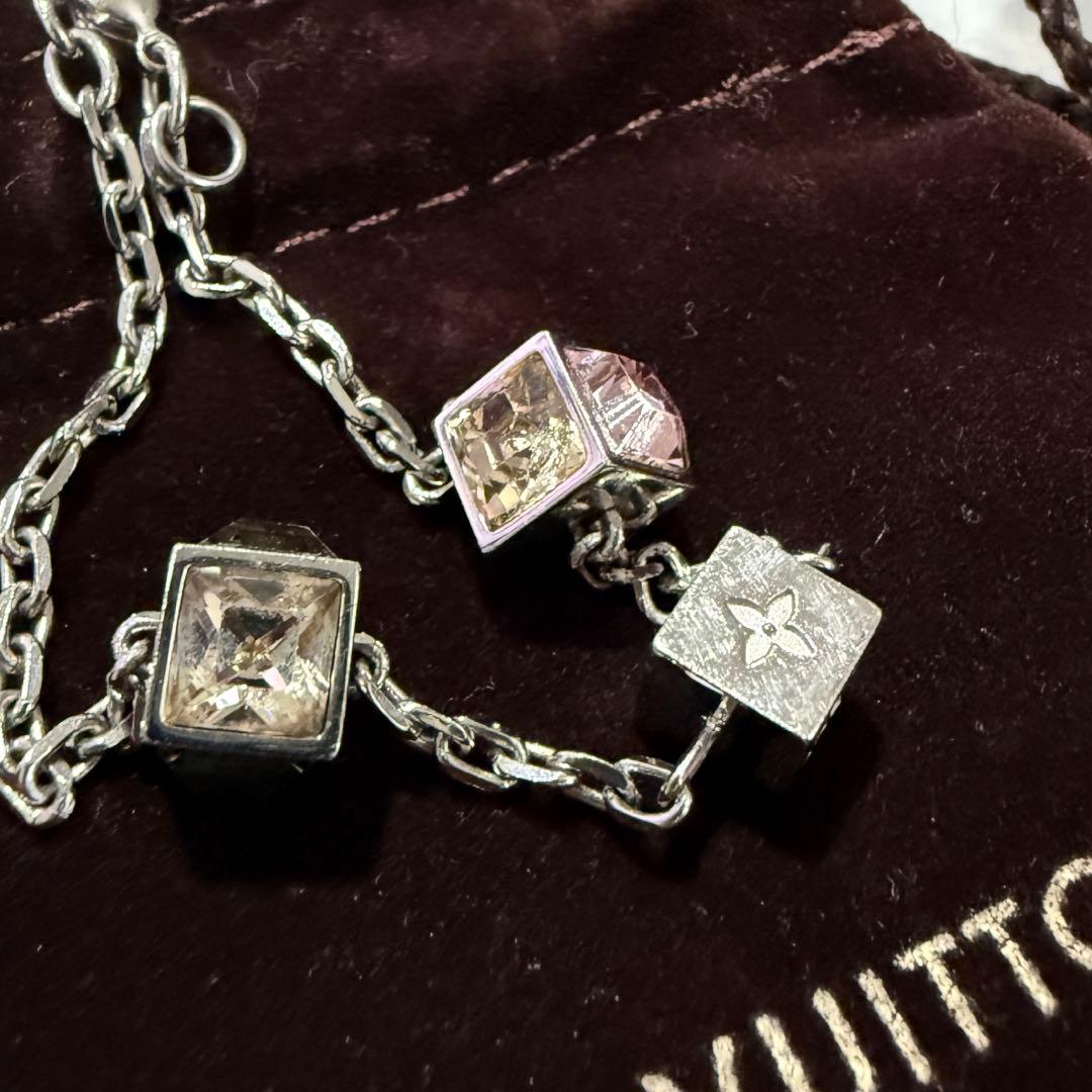 【正規・格安・美品】ルイヴィトン ブラスレギャンブル ブレスレット シルバー
