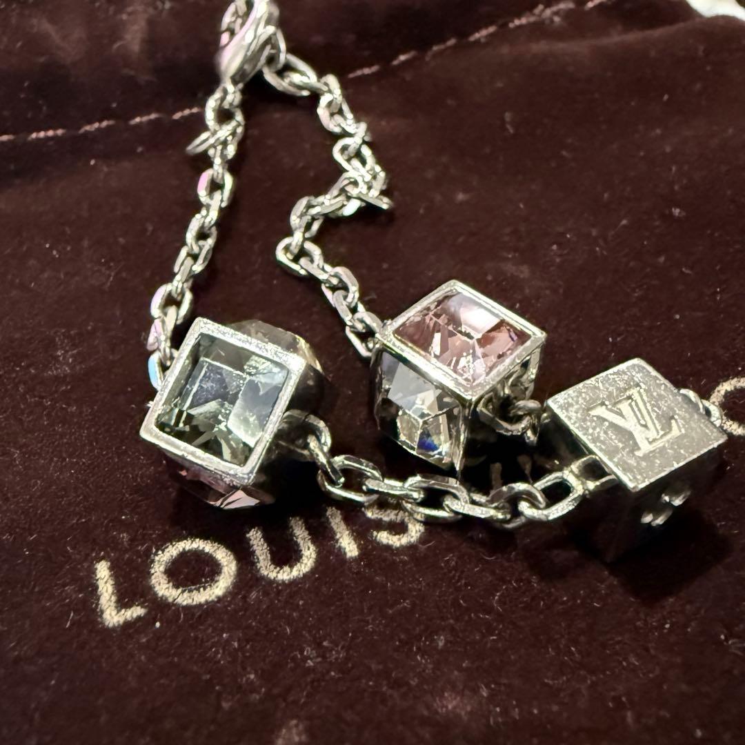 【正規・格安・美品】ルイヴィトン ブラスレギャンブル ブレスレット シルバー