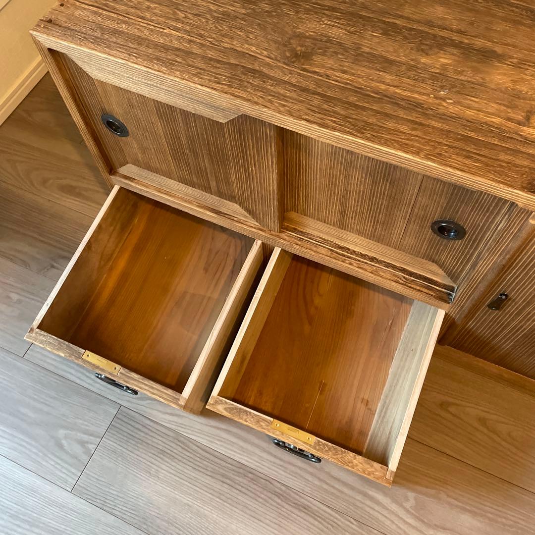 41)桐箪笥　アンティーク　チェスト　テレビ台　おもちゃ箱　和箪笥　古家具　着物