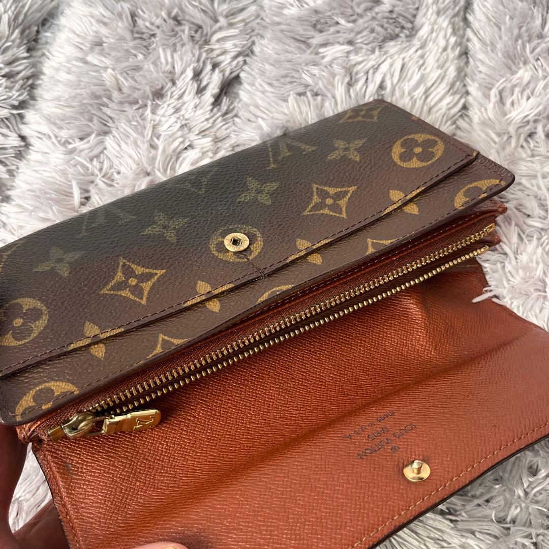 ルイヴィトン　モノグラム　長財布　ポルトモネクレディ　メンズ　レディース