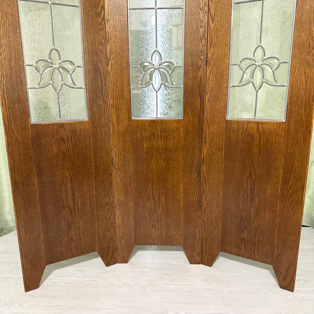 三越家具 Brugge ブルージュ 3連 パーテーション 衝立　定価25万