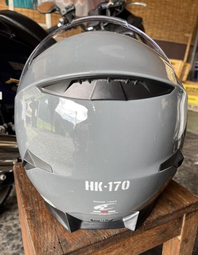 KOMINE フルフェイスヘルメット 中古美品 HK-170 Lサイズ グレー