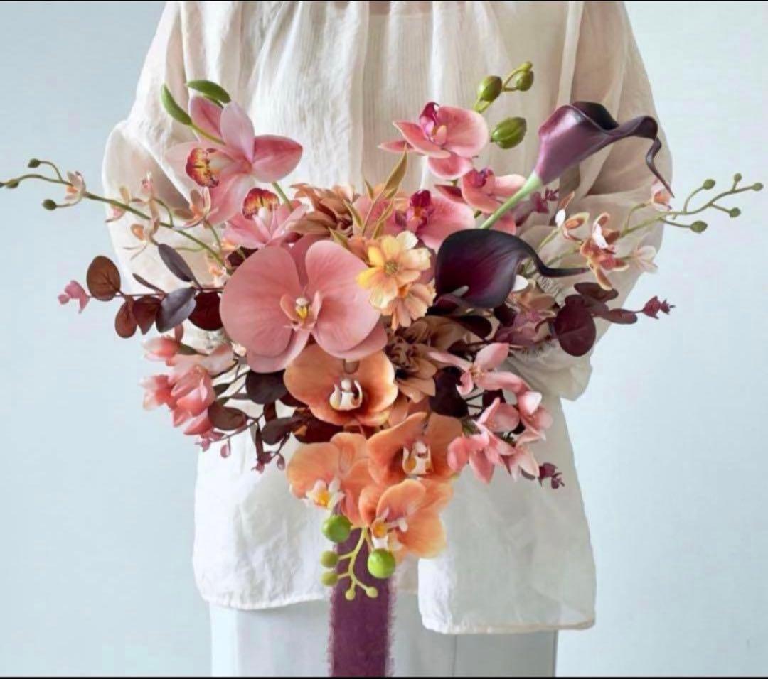 ウェディングブーケアーティフィシャルフラワーブーケ