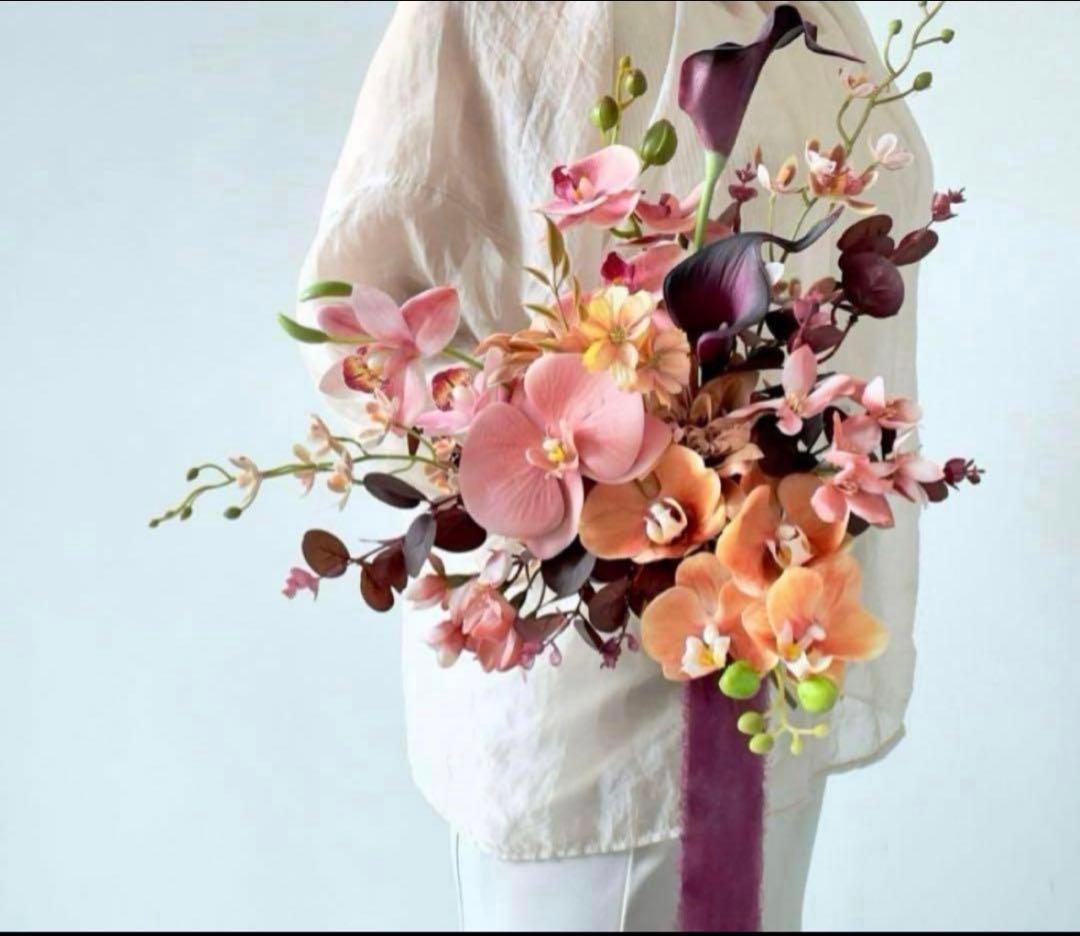 ウェディングブーケアーティフィシャルフラワーブーケ