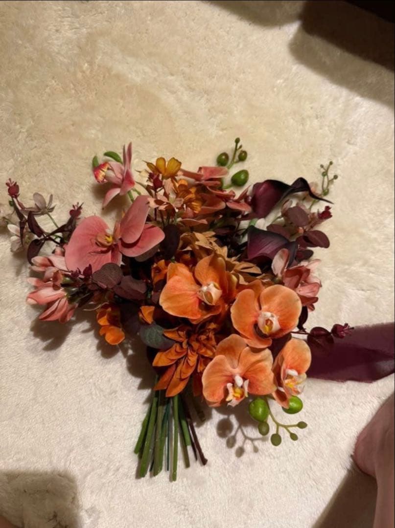 ウェディングブーケアーティフィシャルフラワーブーケ