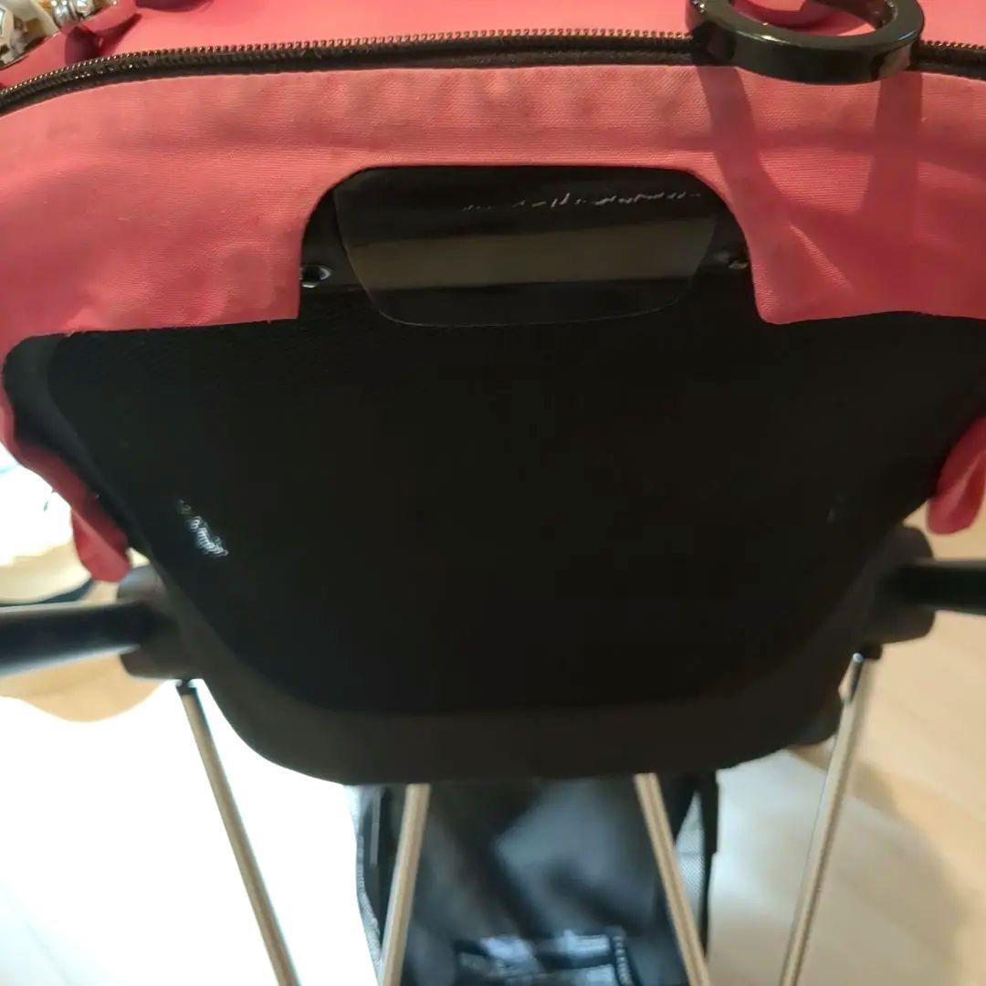 ミナジリ　サイベックス　ミオス　 ベビーカー ピンク フットマフ付