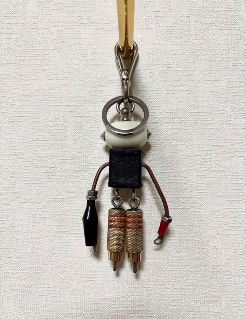 【美品】 PRADA プラダ ロボット キーホルダー エドワード バッグチャーム