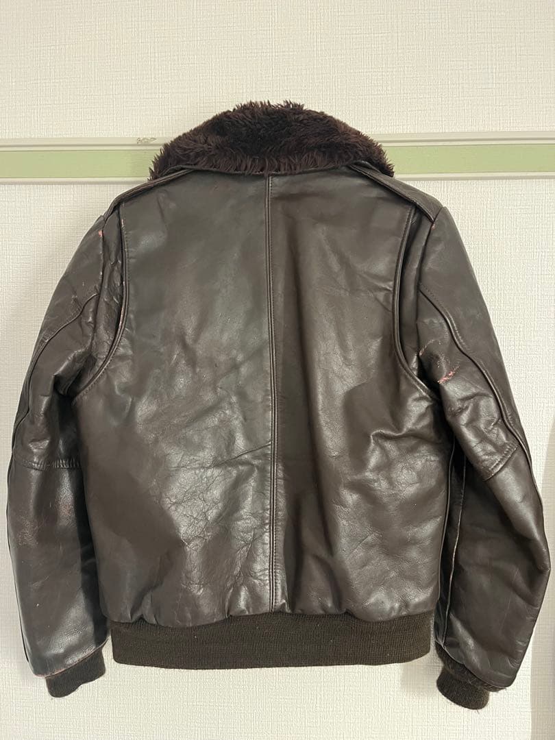 Excelled G-1本革　フライトジャケット ボア