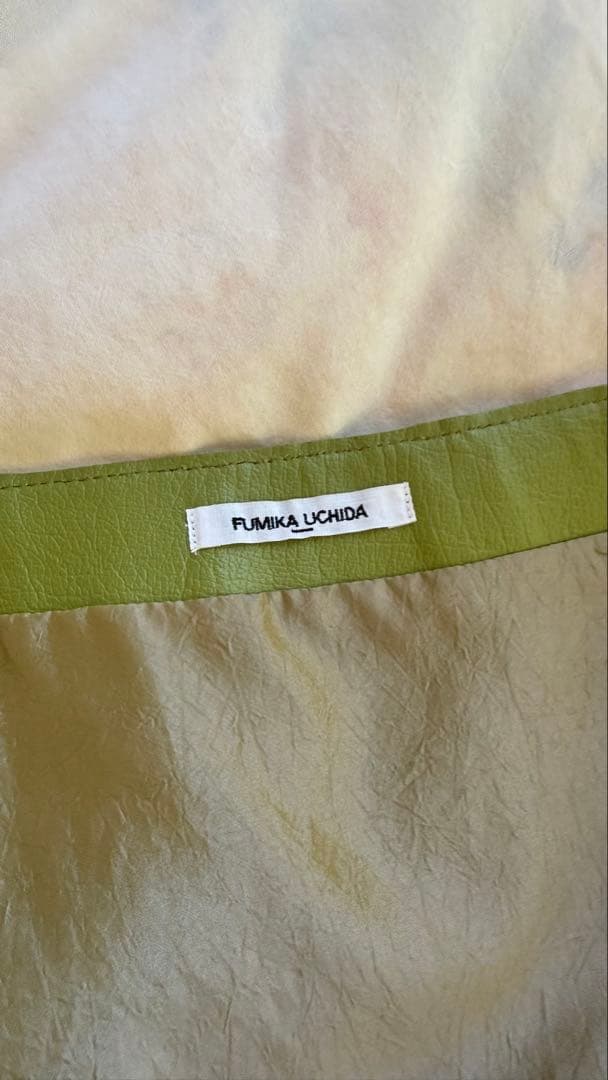 o*k様 【超美品】フミカウチダ　レザースカート