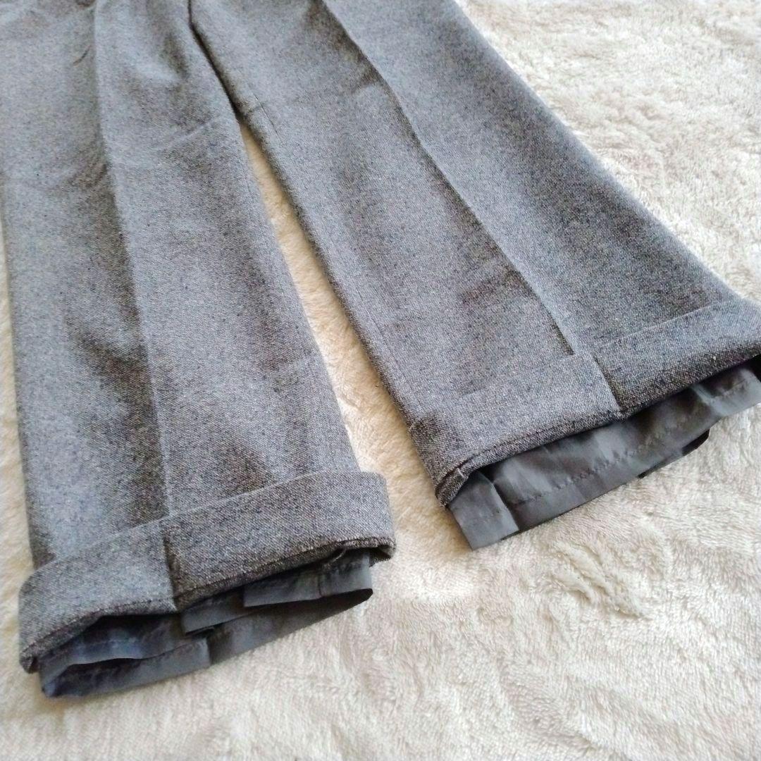 【ニューヨーカー】大きいサイズ 13 ツイード シルク カシミヤ パンツ スーツ