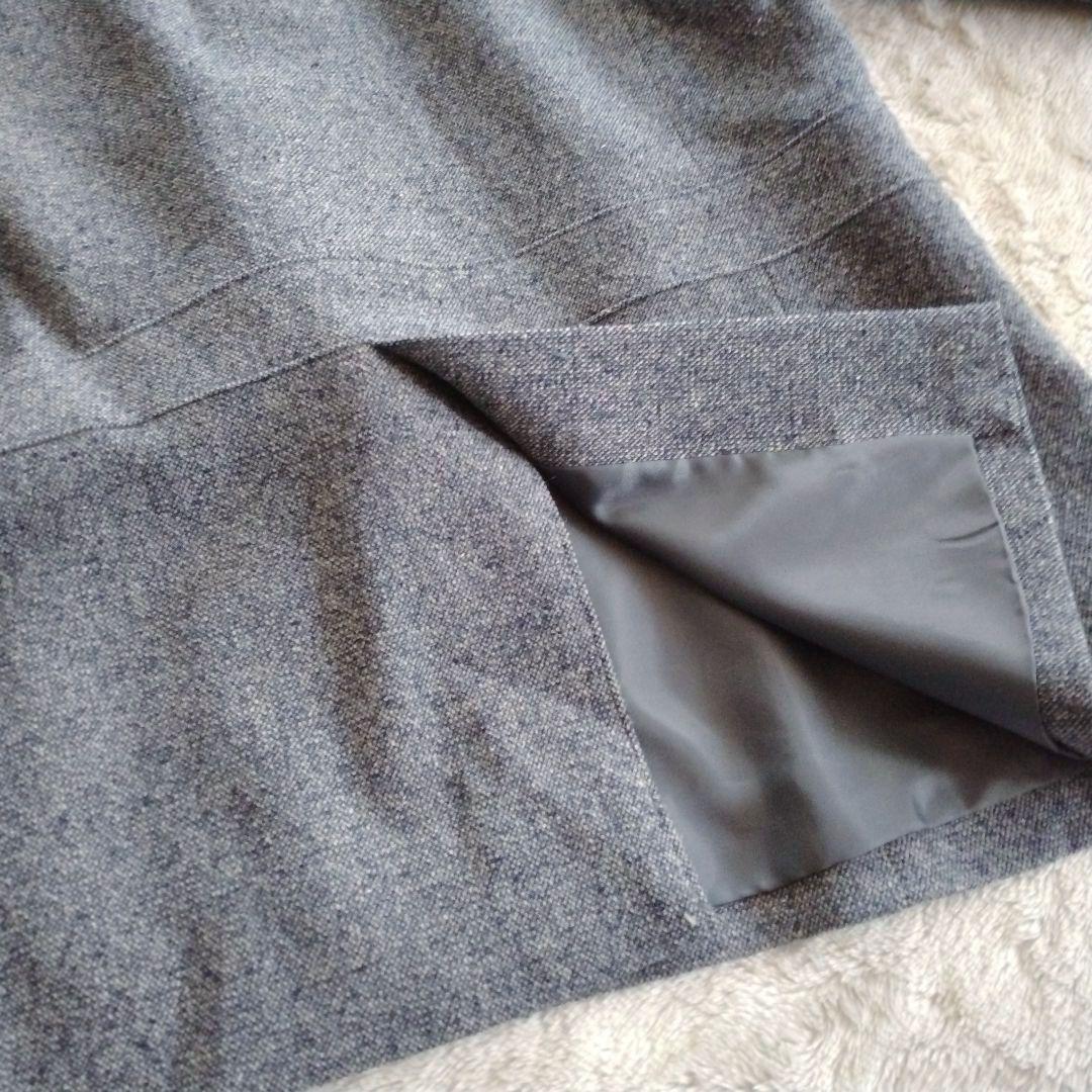 【ニューヨーカー】大きいサイズ 13 ツイード シルク カシミヤ パンツ スーツ