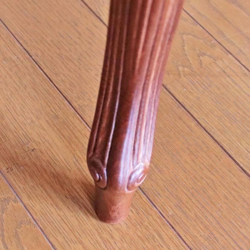 クラシックファブリック スツール いちご泥棒 赤 猫脚 足置き 602-1111