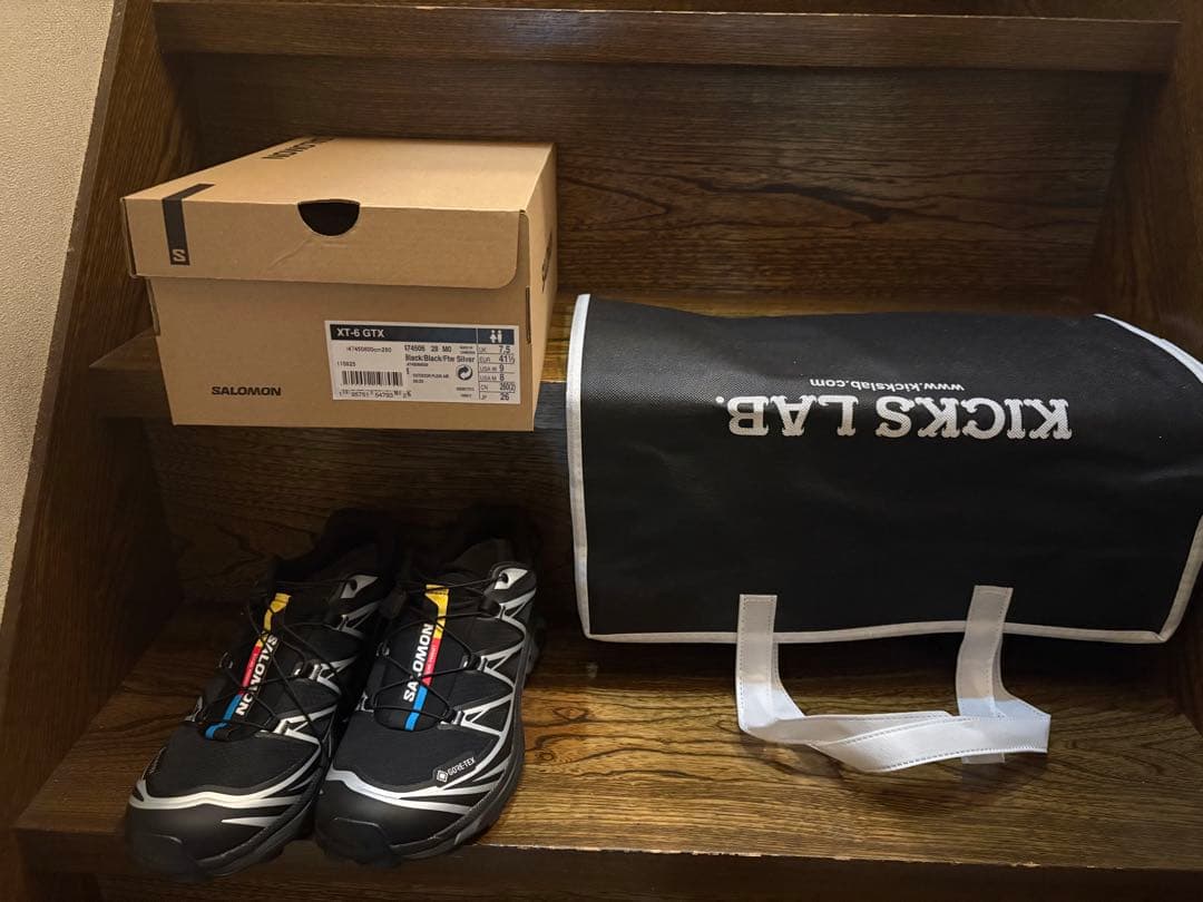 即日発送SALOMON xt-6 BlackLunarRock GORE-TEX