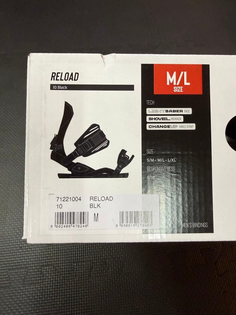 DRAKE RELOAD 24-25 スノーボードビンディング M/L
