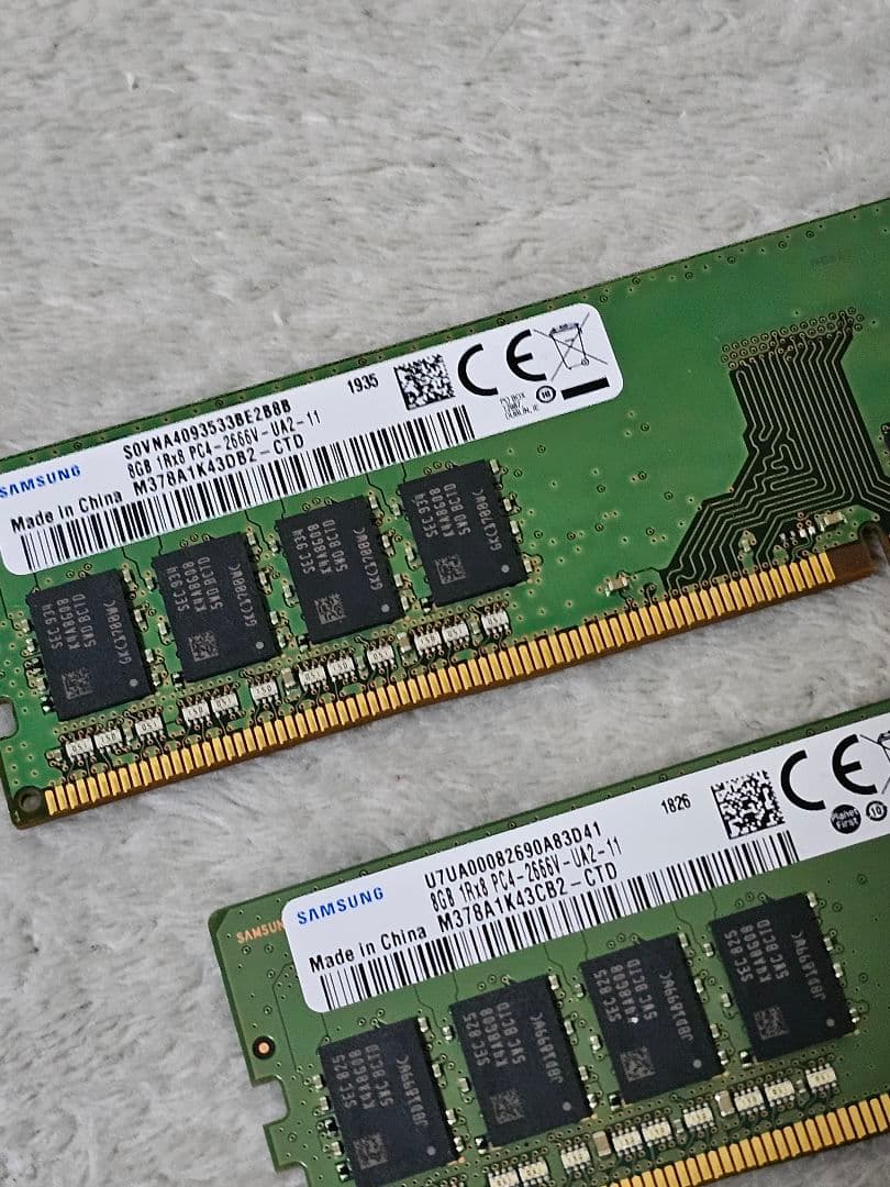 Samsung DDR4 2666 8GB ×2 計 16GB