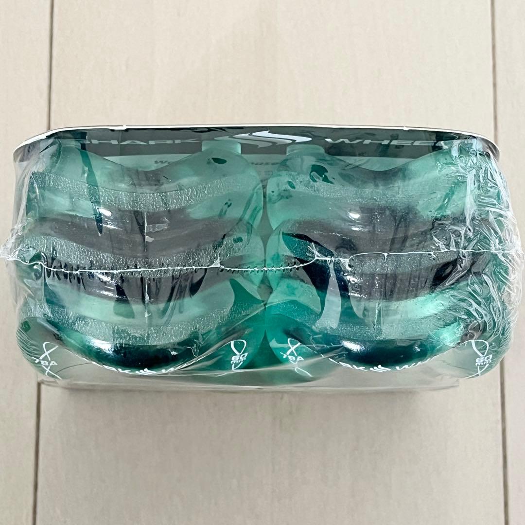 15☆新品 未開封☆ シャークウィール 60mm 78a クリアグリーン