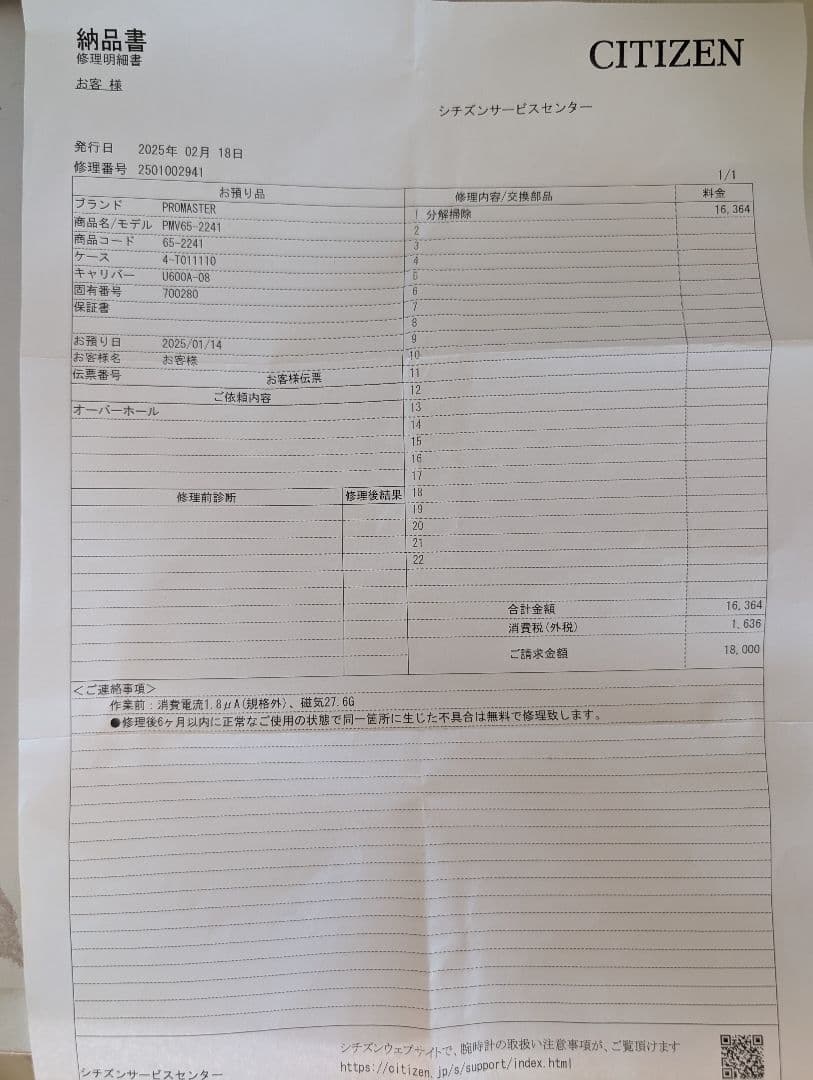 CITIZEN スカイホーク/電波ソーラー/チタン/U600-T011110