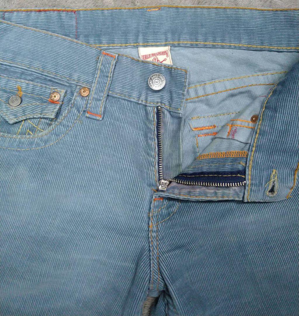 USA製　TRUE RELIGION　コーデュロイ　フレアパンツ　デニム　y2k