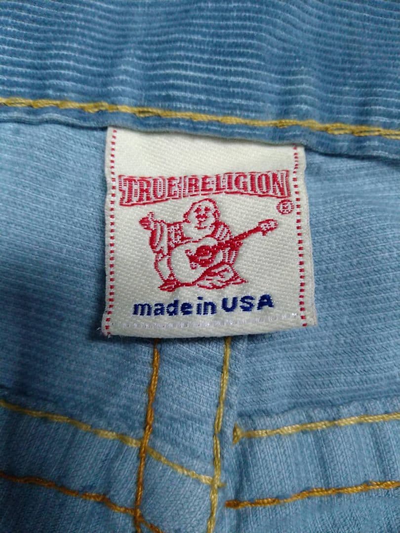 USA製　TRUE RELIGION　コーデュロイ　フレアパンツ　デニム　y2k