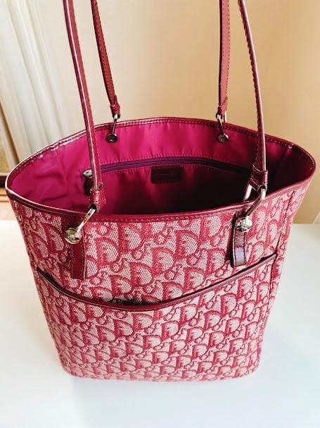 【美品】 Christian Dior トロッター トートバッグ