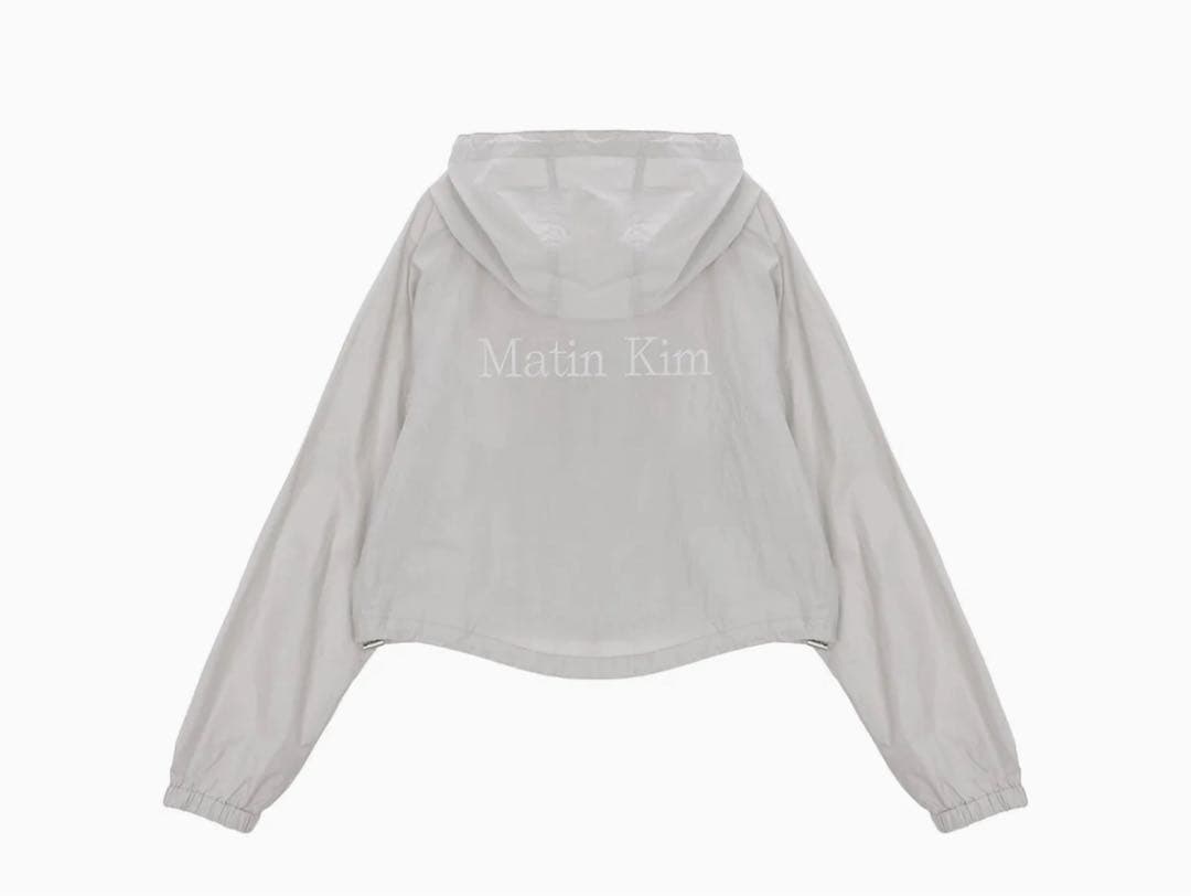 ウォーキング・ランニングウェア MatinKim MATIN CROP HOODY COATING JUMPER