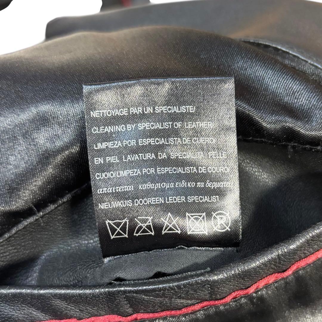 XL ヴィンテージ シープスキン　羊革　レザージャケット　　黒