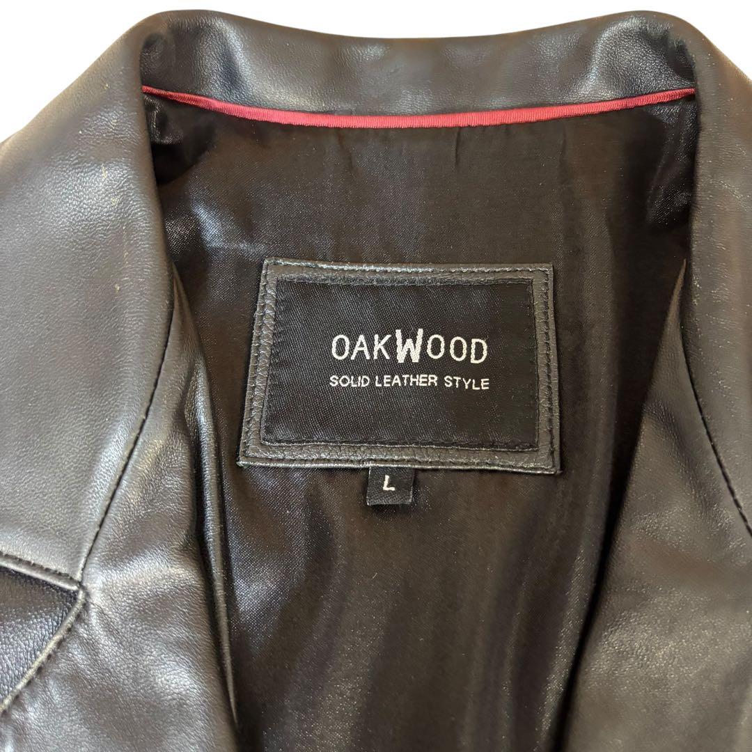 XL ヴィンテージ シープスキン　羊革　レザージャケット　　黒