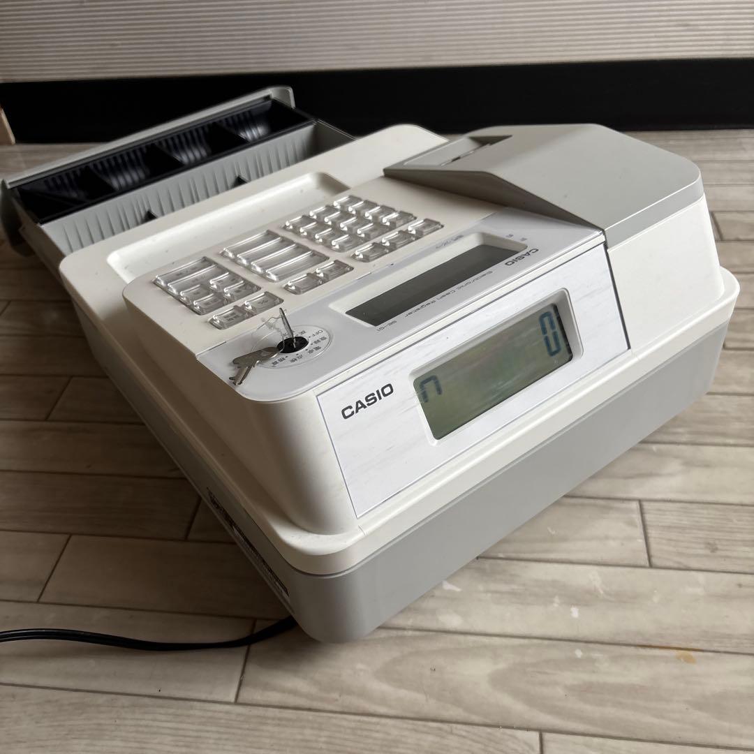 権*六様 CASIO SE-G1-WE 電子レジスター