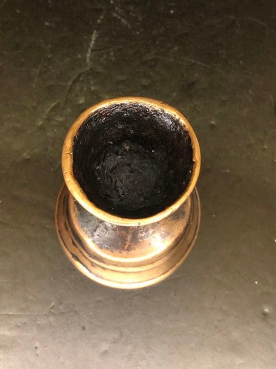 K107 チベット 酥油灯燭台 スー油灯