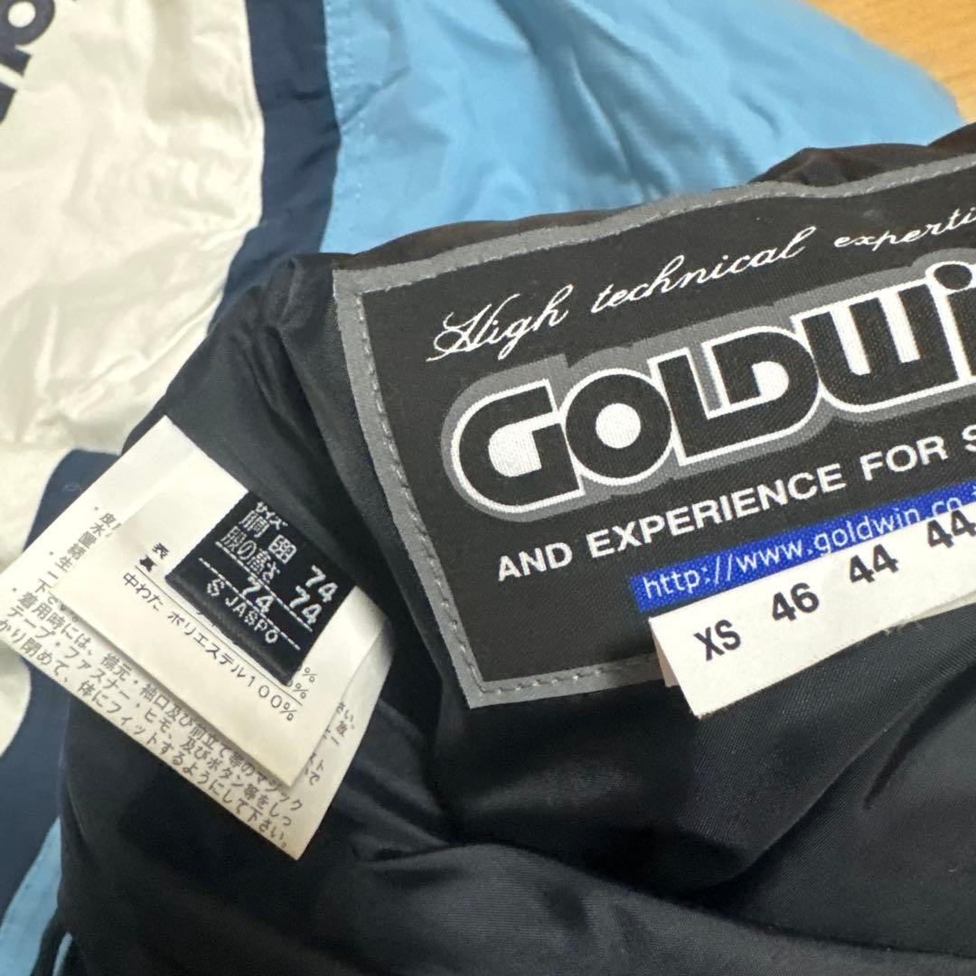 GOLDWIN スキーウェア レディース 水色/白
