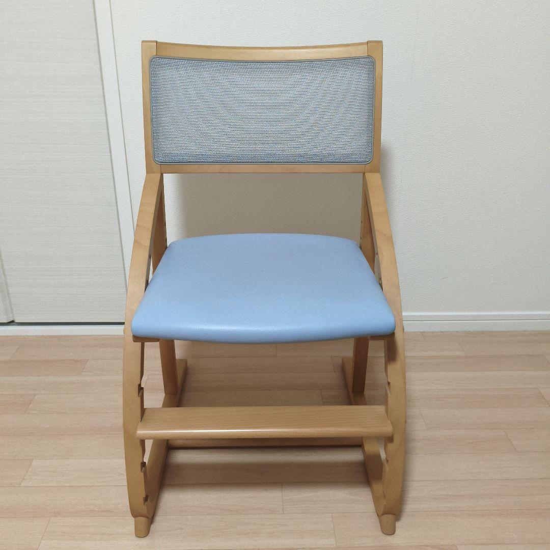 カリモク デスクチェア 学習椅子 クレシェ XT2401KS フローラルブルー