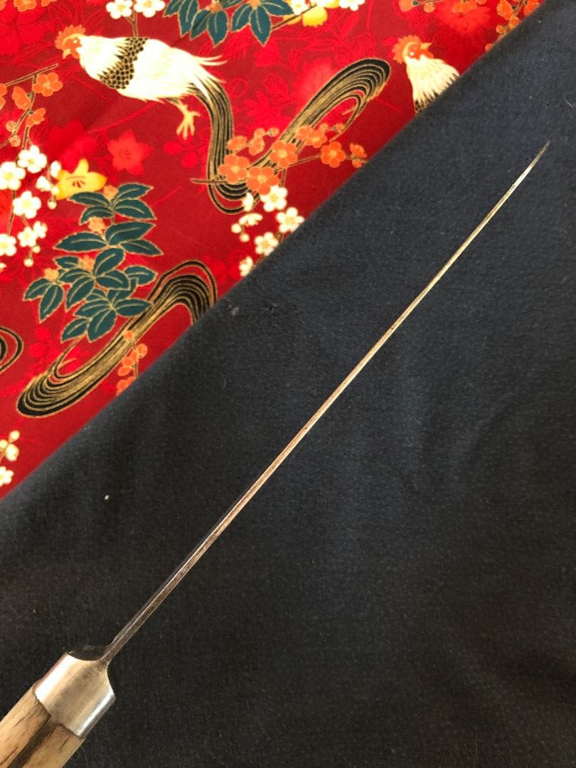 【研ぎ済み】全鋼製　源正久　牛刀包丁　ナイフ　料理　釣り