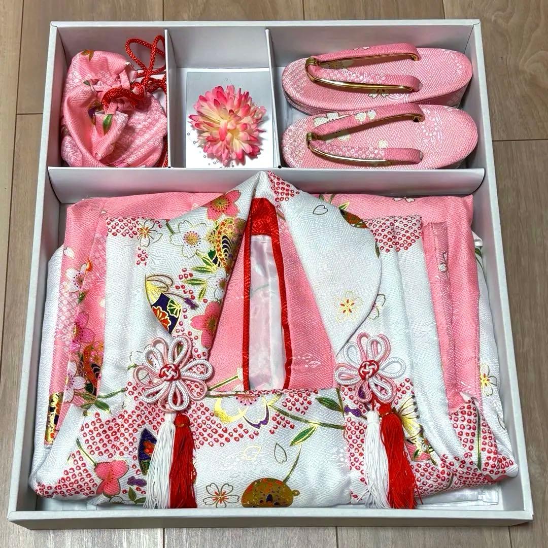 12/16までの限定価格‼︎ 七五三　被布着物セット　3歳　女の子　京越卸屋