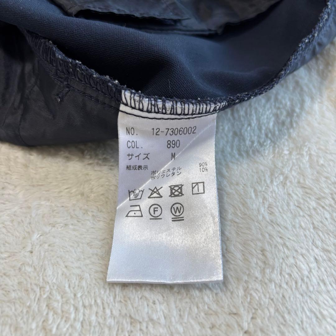 ✨️美品✨️ PLST プラステ スーツ パンツ ノーカラー ネイビー M 紺色