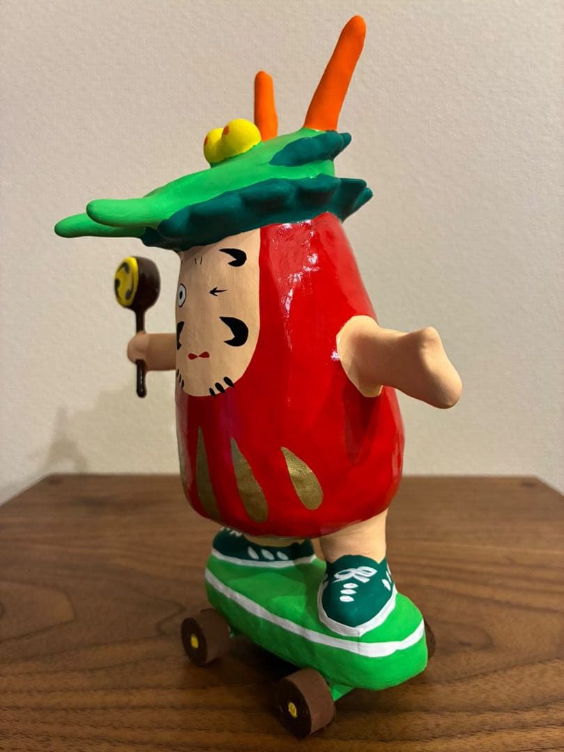 スケボーダルマ 干支 辰 タツ(大サイズVer.2)寿印