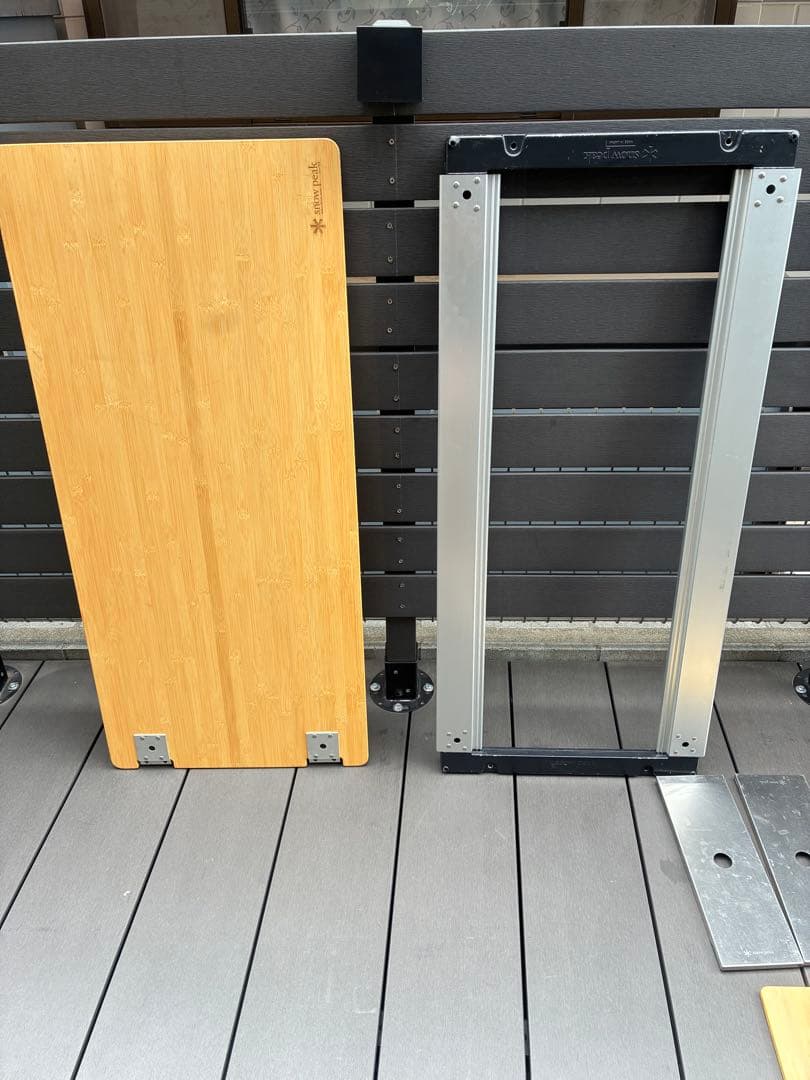 マルチファンクションテーブル ロング竹　IGTフレームロング　peak