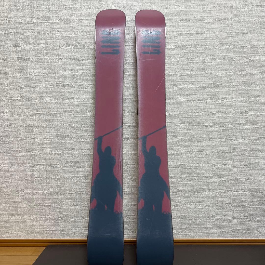 LINE FC PRO スキー板 赤/黒 ビンディング付属