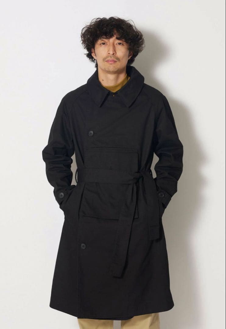 PEAK 焚き火Chino Trench Coat Lサイズ　黒