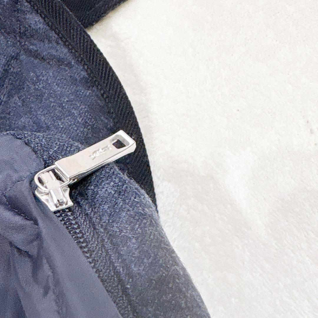 しゅん✨　マッキントッシュ　ロンドン　ロング　コート　フーデッド　ネイビー