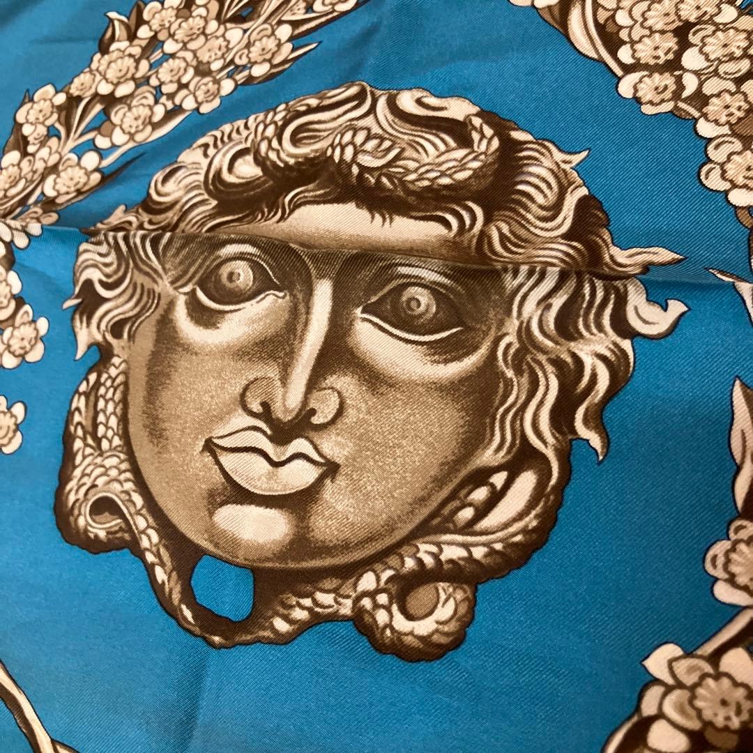 E100 HERMES エルメス カレ 90 KOSMIMA 宇宙 スカーフ